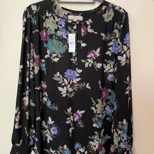 Loft long sleeve blouse